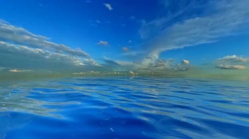 Sea and Sky View in Full Rotation, Background, Exclusive, Reflection, Nature