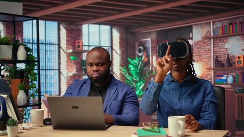 Black People Integrate VR and AI Into Their Daily Job Routine