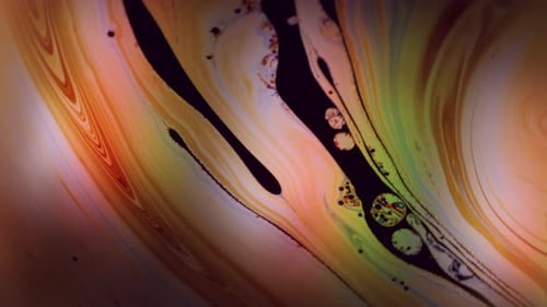 Liquid Colors and Swirling Patterns in Abstract Backdrop