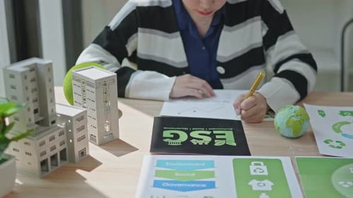 Réunion de stratégie ESG collaborative (siège social)