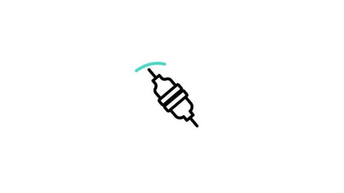Minimalist Cable Connect Disconnect Line Icon