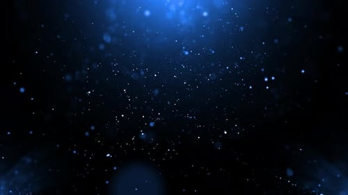 Blue Particles Background Loop