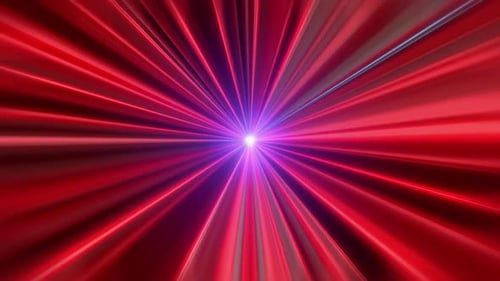 Abstract Red Light Speed Tunnel Background