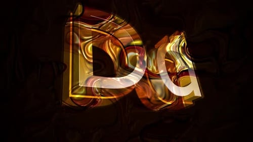 Luxury Golden Liquid Metal 3D Logo Reveal Animation