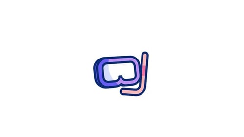 Snorkling Animated Icon
