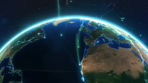 Abstract concept of global network