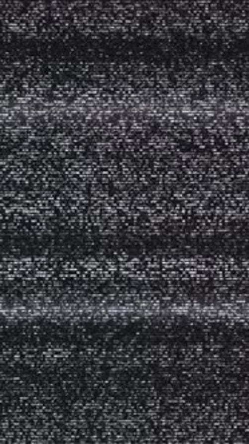 Analog TV Noise Signal Interference and VHS Distortion Transition Social Media Vertical 02