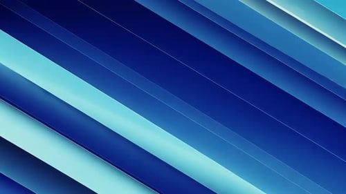 Abstract diagonal stripes in cool blue tones