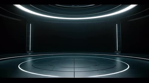 Futuristic Digital Studio Background Reveal