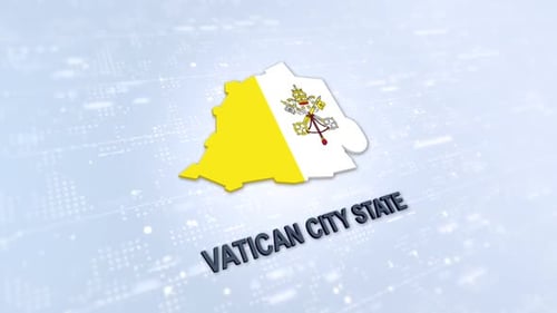 Vatican City State Map Flag Identity Reveal