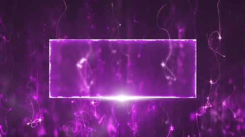 Fashion Purple Text Box Animation Loop