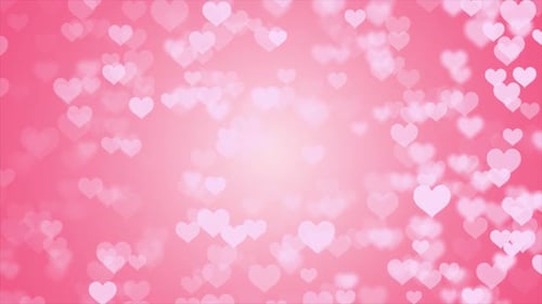 Valentines Day Heart Background Loop V2
