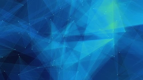Dynamic Blue Plexus Network Connections Background