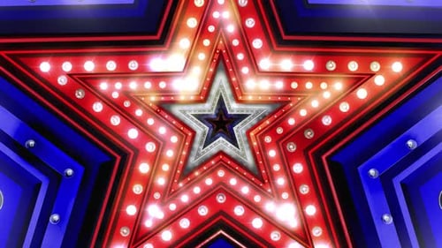 USA Theme Star Tunnel