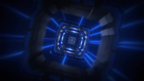 High Tech Tunnel Door