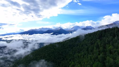 Snow-capped mountains