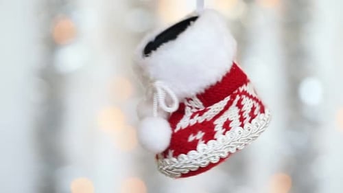 Christmas Stocking Ornament Close Up