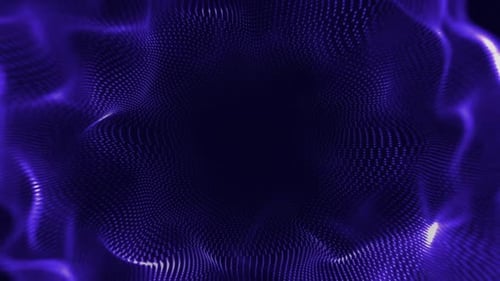 Wavy Purple Particles