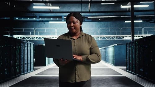 Computer Scientist Automates Data Center Operations with Laptop Computer in Data Center