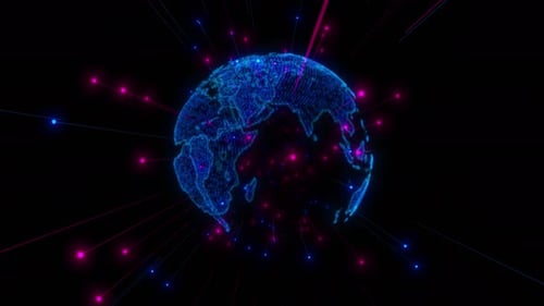 Rede de Internet Wireframe Conexão de tecnologia sem fio para maquete abstrata ou ciberespaço