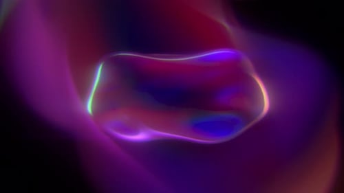 Fluid Organic Glowing Shapes Logo Reveal