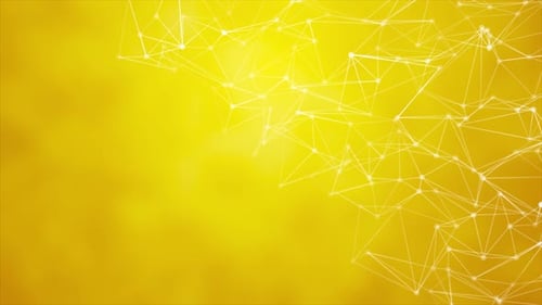 Yellow Plexus Background Loop V6