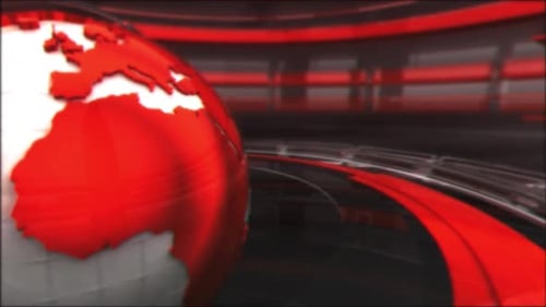 Red Planet Tech Background