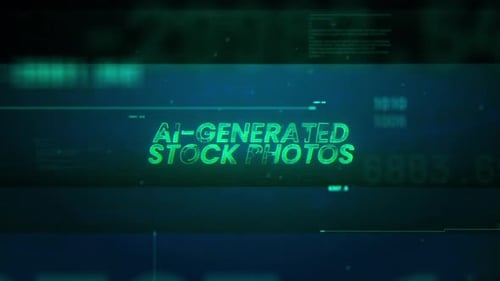 Futuristic Glitch Text Reveal with Digital Data