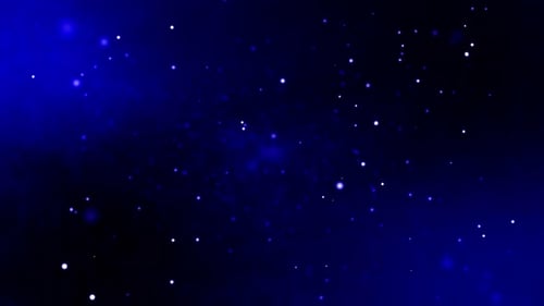 Particles Blue Background Loop