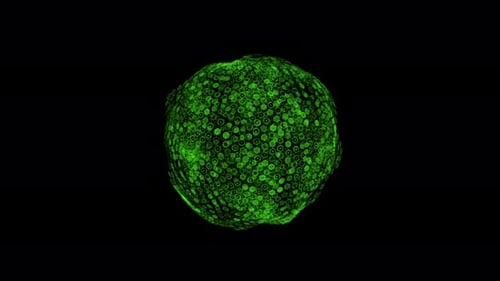 3D Liquid Fantasy Sphere | 4K