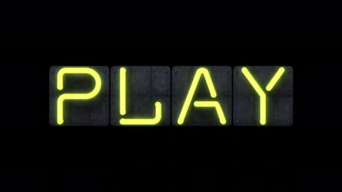 Neon Sign Text Reveal