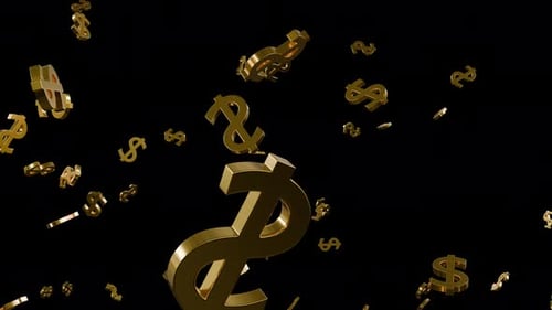 Goldener Dollar signalisiert Regen, Explosion