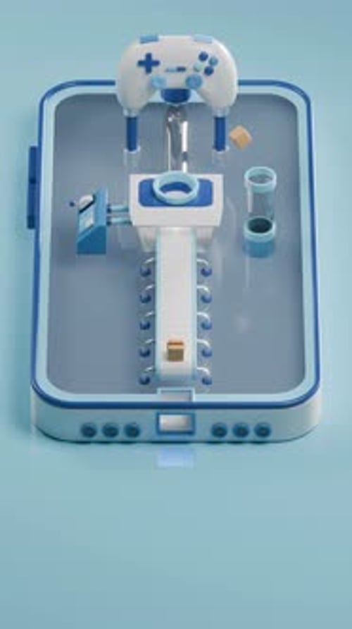 3D-Loop — Befriedigende Online-Shopping-Animation