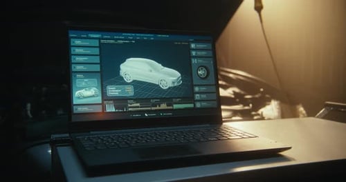 Advanced Electronic Troubleshooting With Laptop Connected to Vehicle ECU