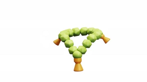 Guirlande de perles de prière avec animation 3D Mala Spiritual