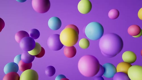 Dynamic Colorful Spheres Logo Reveal Animation