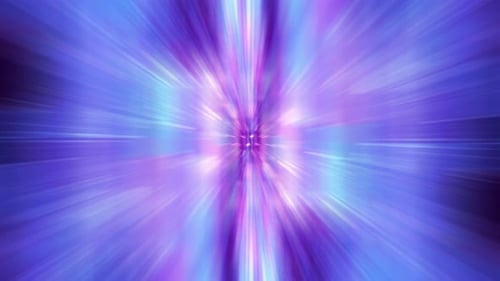 High-Speed Broadband Communication Concept: Stunning View of Fast-Flying Light Rays