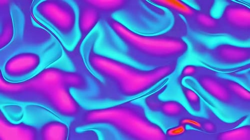 Dynamic Liquid Gradient Wave Flow Seamless Background Loop