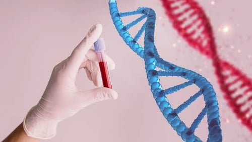 Human, Blood, Dna And Science Medical Healty Loop 4k