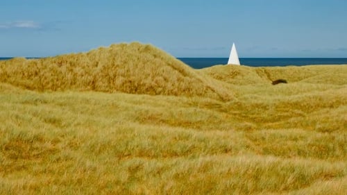 L'île sacrée de Lindisfarne, Northumberland, Angleterre, Royaume-Uni