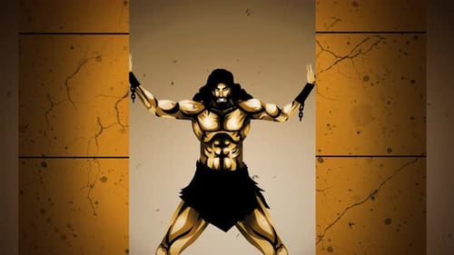 Samson renversant les piliers du temple