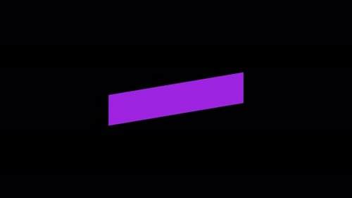 Coleção Aspect: Animação colorida do terço inferior em ângulo deslizando da direita