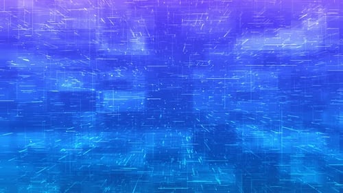 Futuristic Digital Data Grid Background Loop
