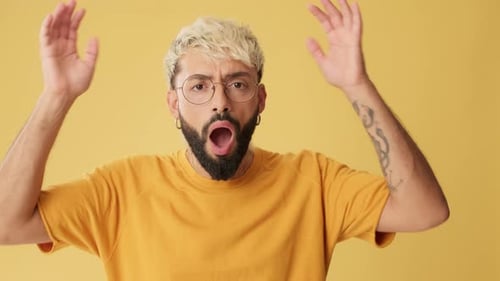 Shocked Adult With Hands on Head