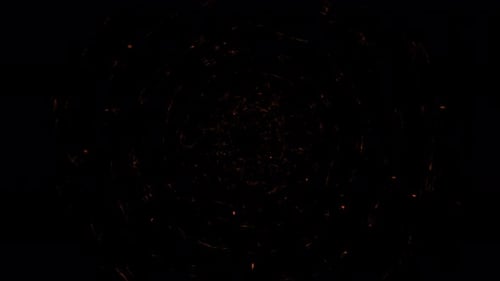 Abstract Fiery Energy Burst Logo Reveal