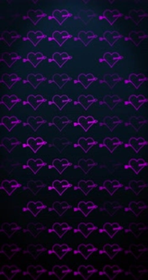 Hearts Pierced by an Arrow