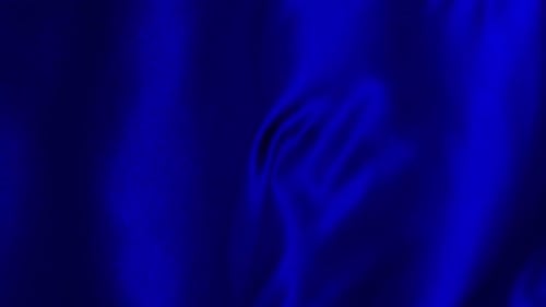 Blauer Stoff in Bewegung. Abstrakter Hintergrund