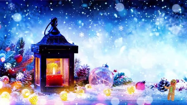 New Year Tree Rotation Loop Alpha, Elements Motion Graphics ft. 3d ...