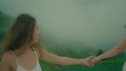 A Joyful Dance in a Misty Field An Enchanting Story About Connection and Celebration