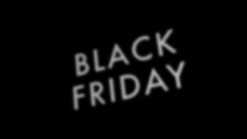 Dynamic Black Friday Text Focus and Zoom Reveal